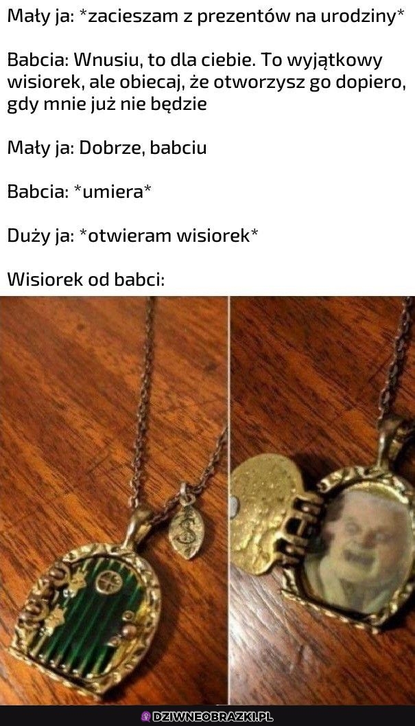 Wisiorek od babci