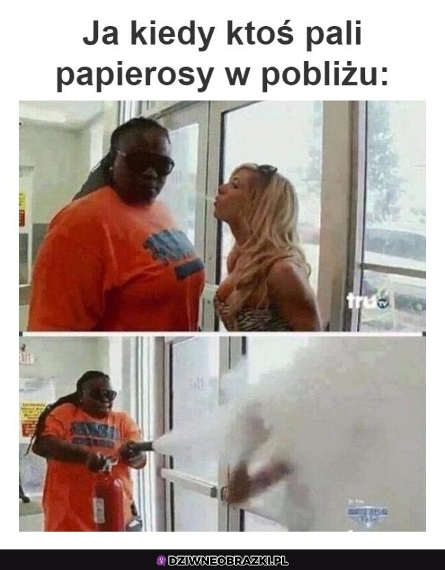 Kiedy ktoś przy mnie pali