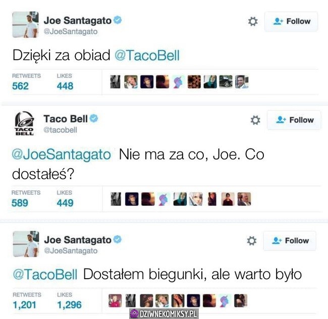 Ziomeczek zaoral Taco Bell