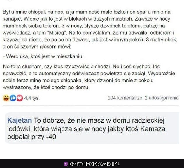Kiedy słyszysz dźwięki w nocy