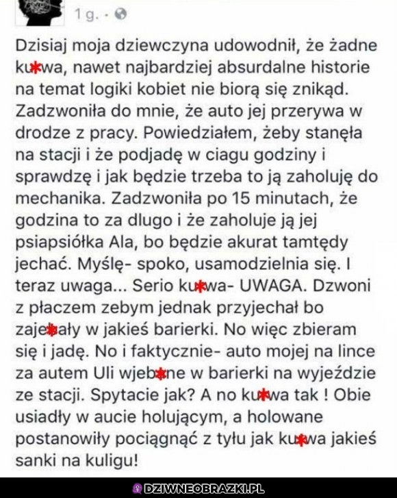 Na jaki głupi pomysł potrafią wpaść laski?