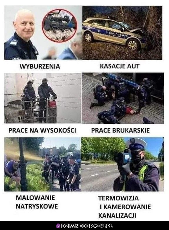 Witamy w polskiej Policji