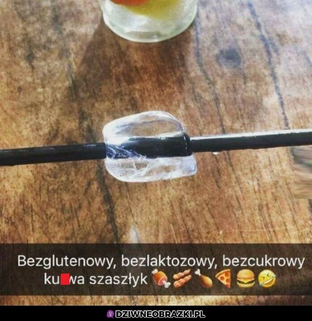 Przepyszny szaszłyczek