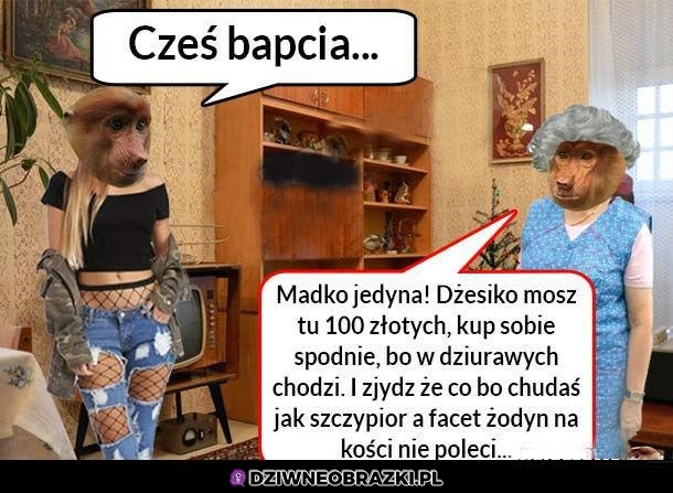 Kiedy Dżesika odwiedza babcię