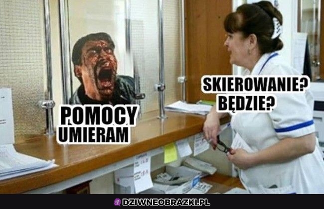 A skierowanko jest?