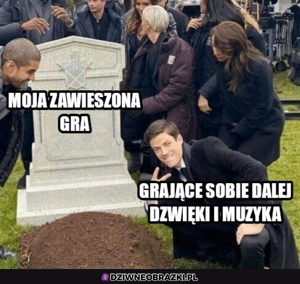 Kiedy gra się zawiesi