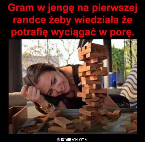 Granie w jengę na pierwsze randce