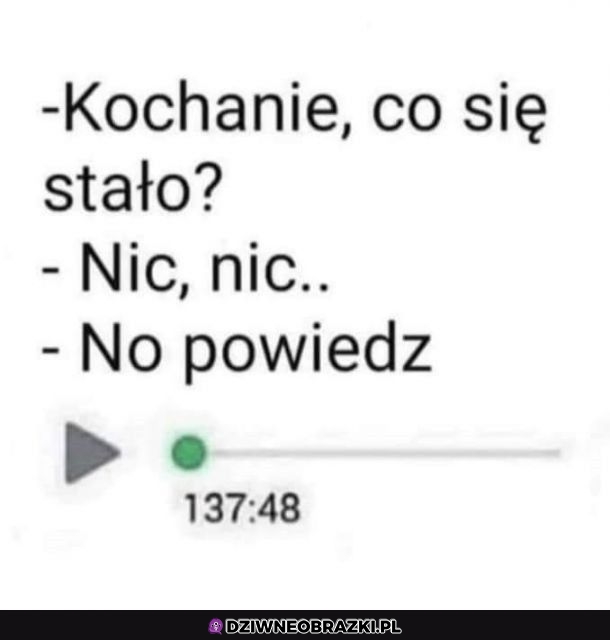 Stało się coś?