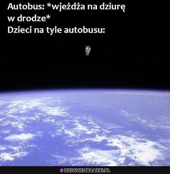 Kiedy autobus wjedzie na dziurę