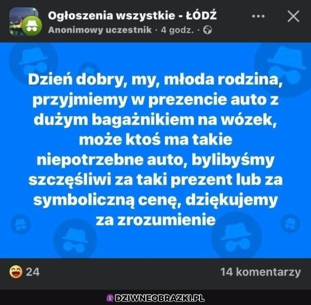 Też chcę taki prezent