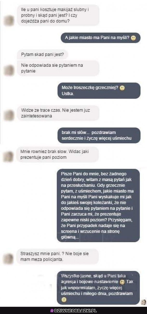 Praca z klientem to czasem jakaś totalna masakra