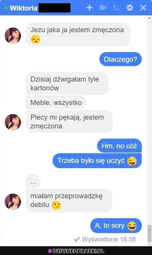 Chyba nie zrobiło się jej po tym lżej