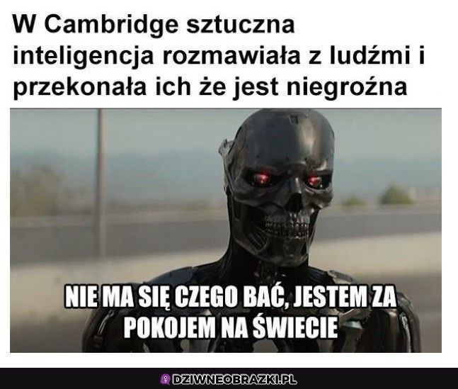 Zaraz się wymknie spod kontroli