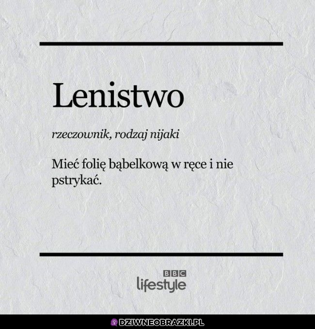 Lenistwo