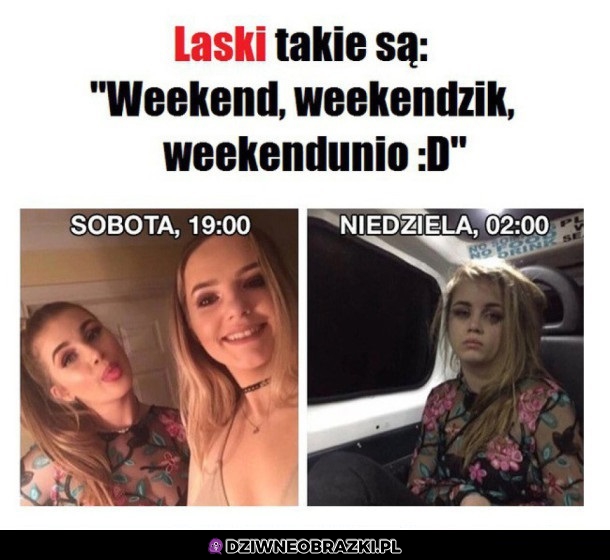 Laski w weekend