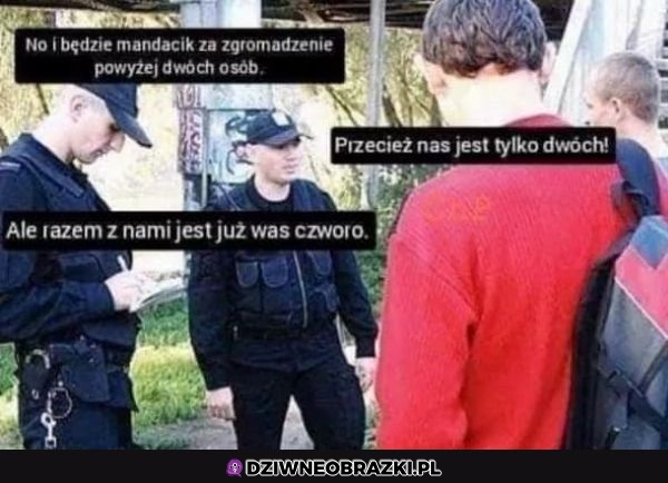 No i będzie mandacik