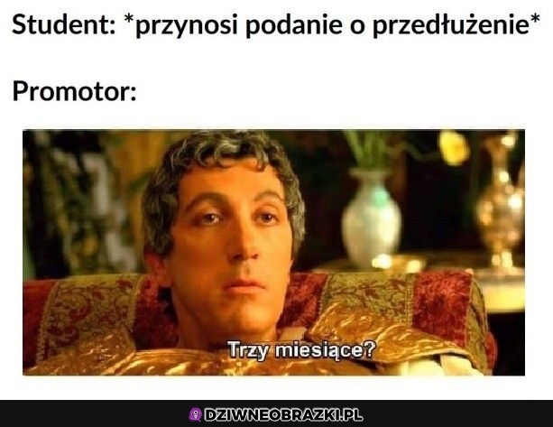 Prośba o przedłużenie