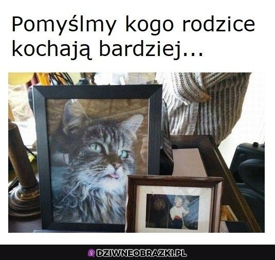 Kto tu jest bardziej kochany