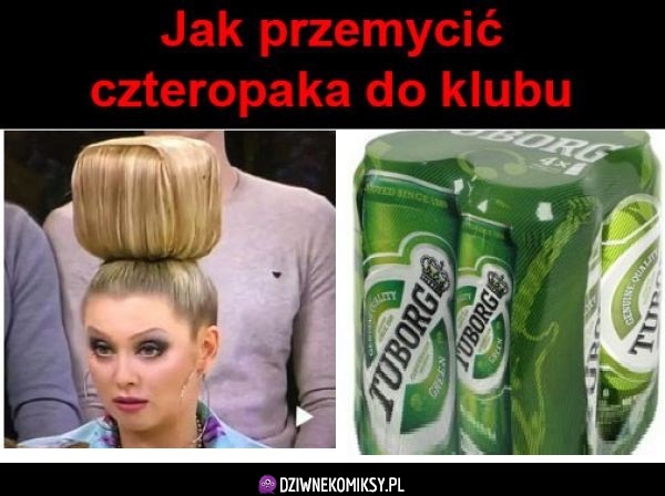 Jak przemycić czteropak