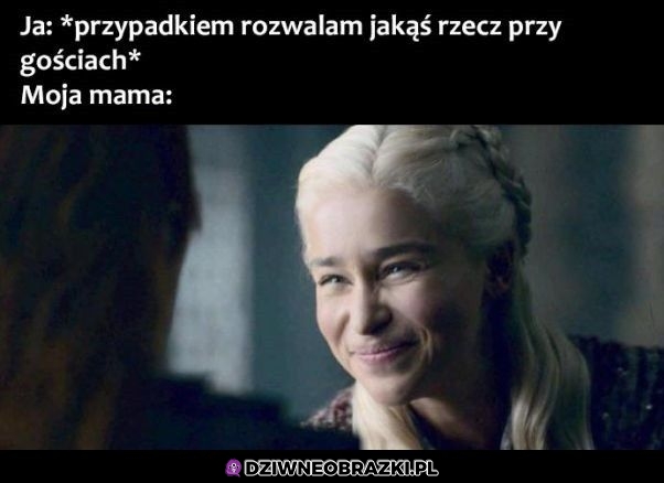 Reakcja mamy