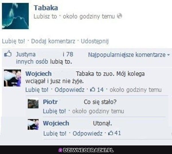 Wszystko przez te tabake