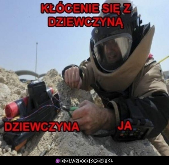 Kłótnia z dziewczyną