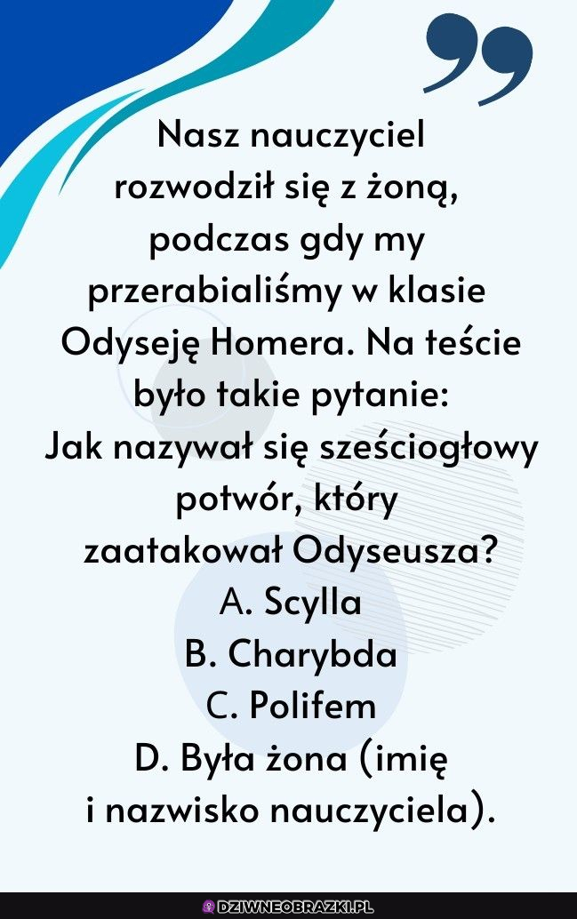 Była żona to zawsze potężny przeciwnik 