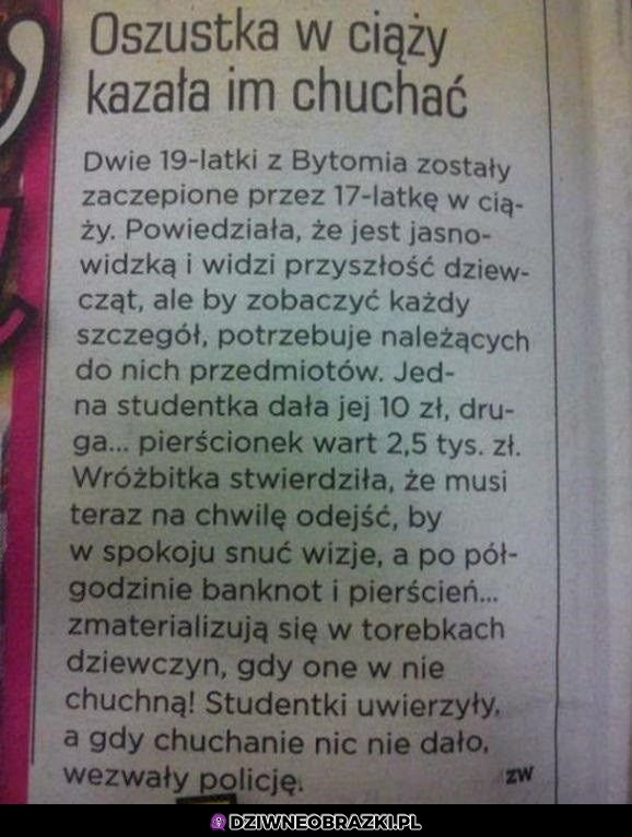 Dały się nabrać na chuchanie