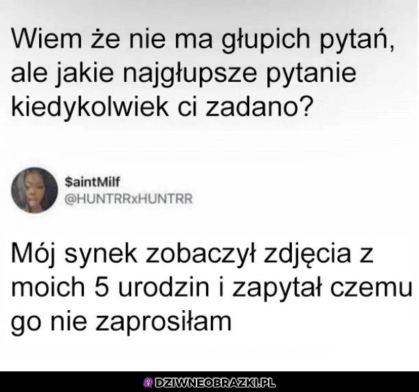 Takie pytanie