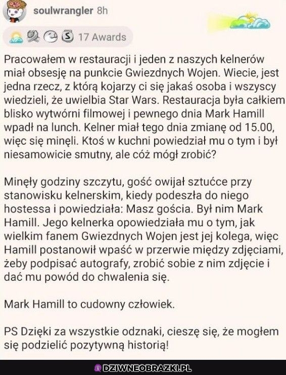 Wydaje się spoko gościem