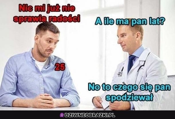 Nic mi nie sprawia radości