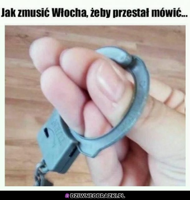 Zakneblowany włoch