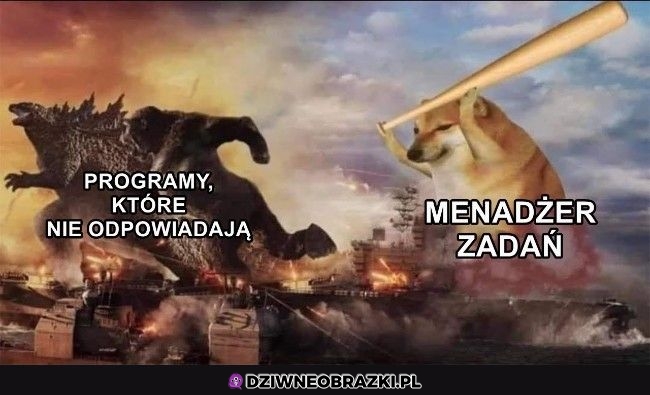 Kiedy program nie odpowiada
