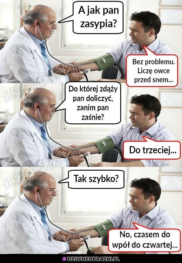 Zasypianie