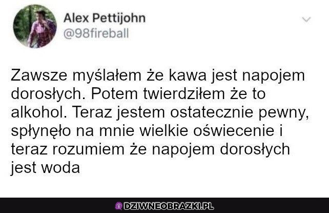 Prawdziwy napój dorosłych 