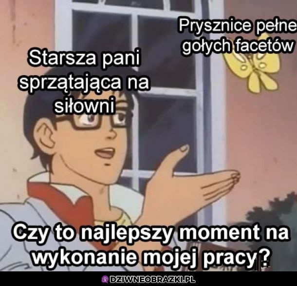 A może lubi popatrzeć?