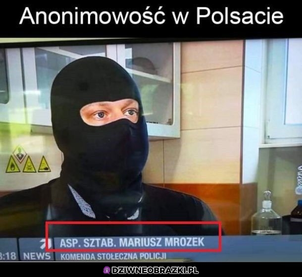 Bycie anonimowym