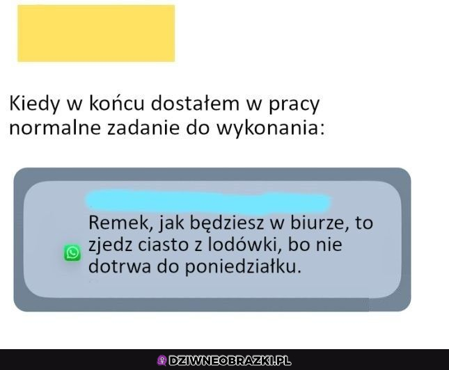 W końcu jakies zadanie