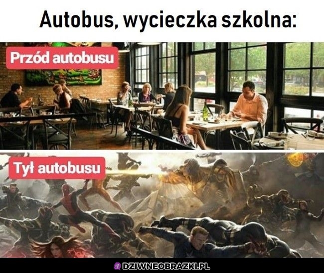 Autobus na wycieczce
