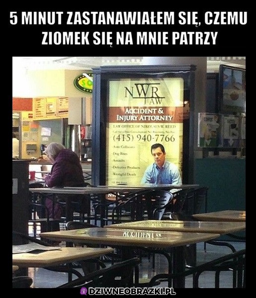 Co on tak patrzy...