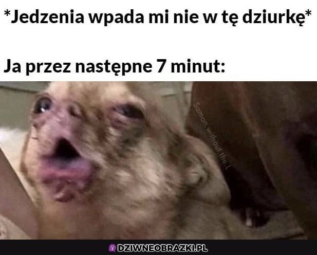 Kiedy jedzenie źle wpadnie