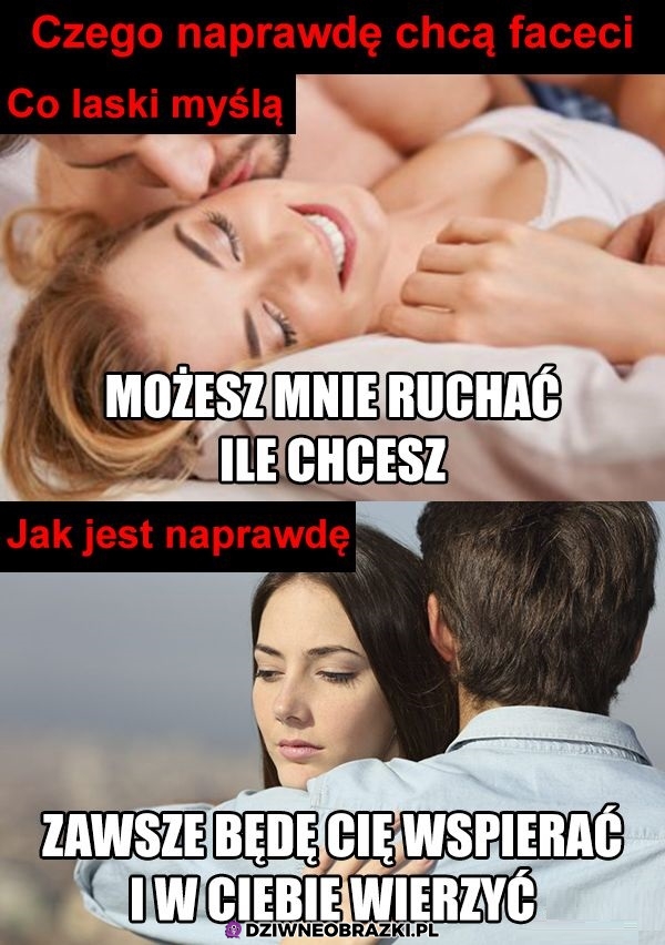 Czego chcą faceci?