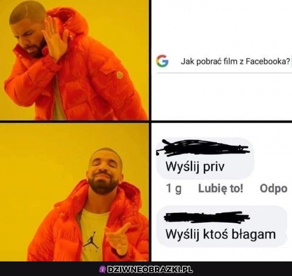 Pobieranie filmów z FB