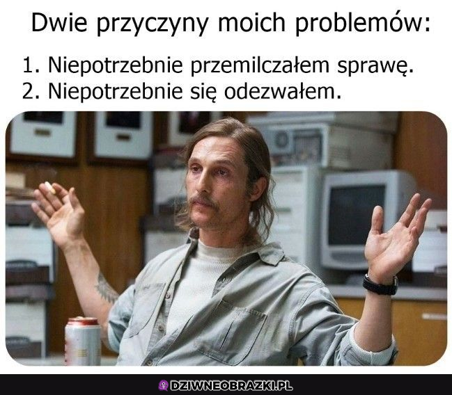 I stąd te problemy