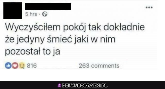 Posprzątane