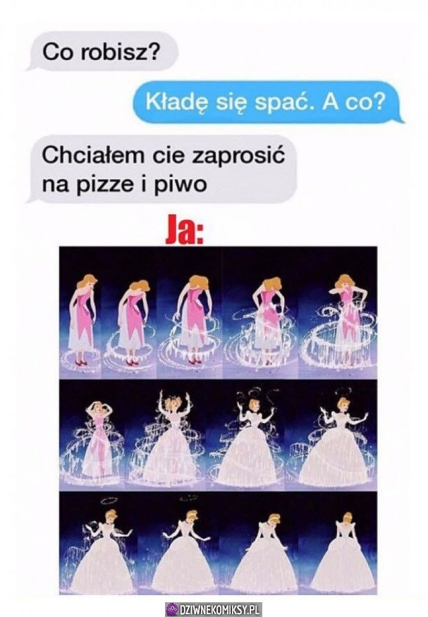 Kiedy ktoś zaprasza na pizzę i piwo