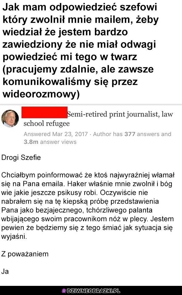 Tak trzeba rozwiązać tę sytuację