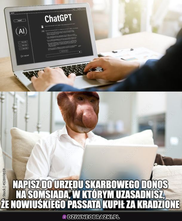Kiedy Janusz używa Chat GPT