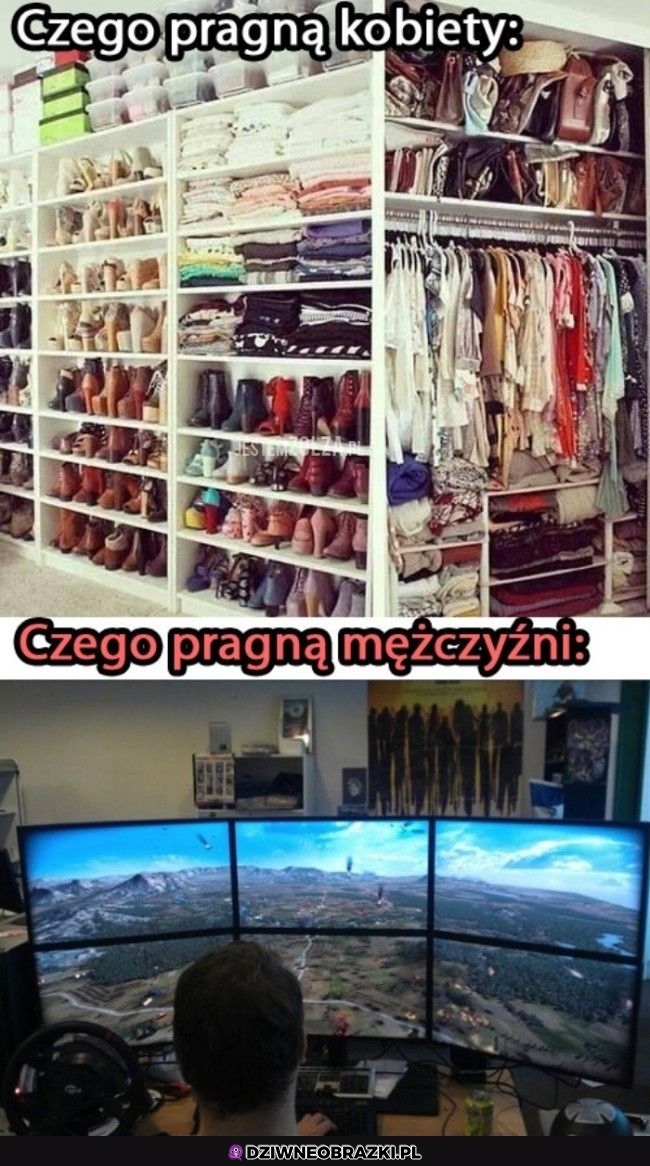 Różne pragnienia