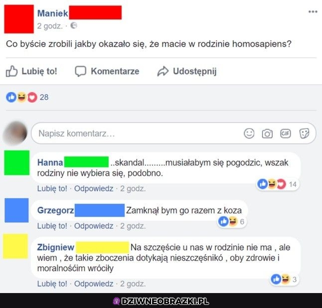 Co byście zrobili z homo sapiens?